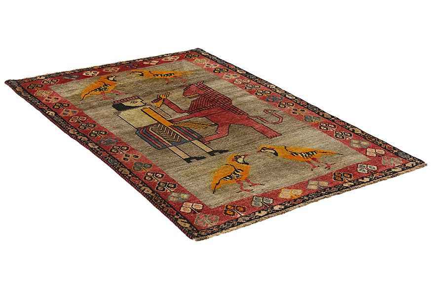 Gabbeh - Qashqai Perzisch Tapijt 185x124 - Afbeelding 1