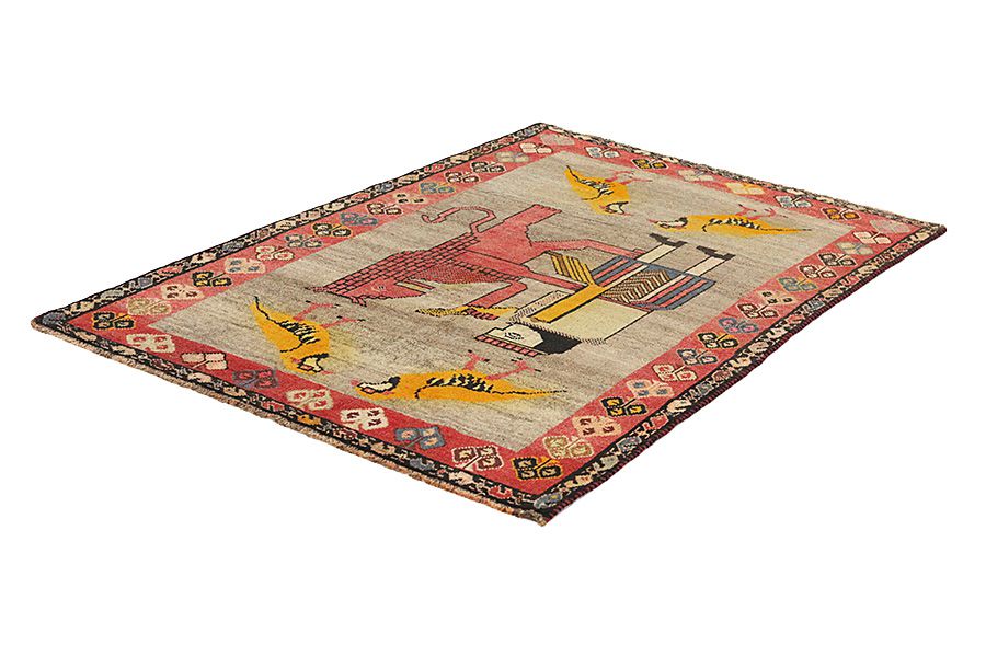 Gabbeh - Qashqai Perzisch Tapijt 185x124 - Afbeelding 2