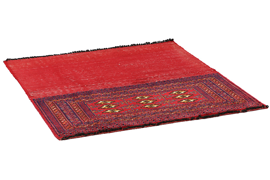 Yomut - Bokhara Perzisch Tapijt 127x121 - Afbeelding 1