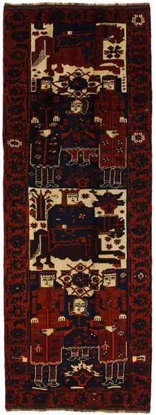 Bakhtiari - Qashqai Perzisch Tapijt 394x142