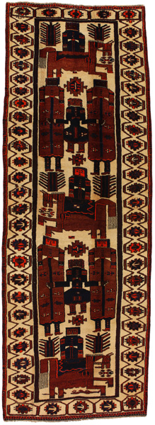 Bakhtiari - Qashqai Perzisch Tapijt 430x150