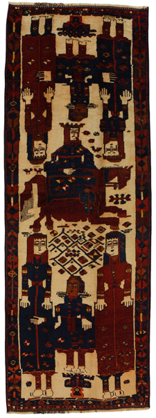 Bakhtiari - Qashqai Perzisch Tapijt 356x127