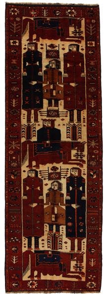 Bakhtiari - Qashqai Perzisch Tapijt 400x133