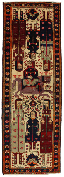 Lori - Bakhtiari Perzisch Tapijt 385x131