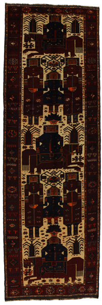 Bakhtiari - Qashqai Perzisch Tapijt 453x146