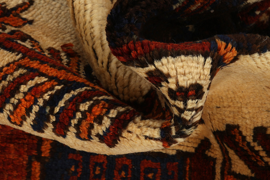 Bakhtiari - Qashqai Perzisch Tapijt 343x137 - Afbeelding 6