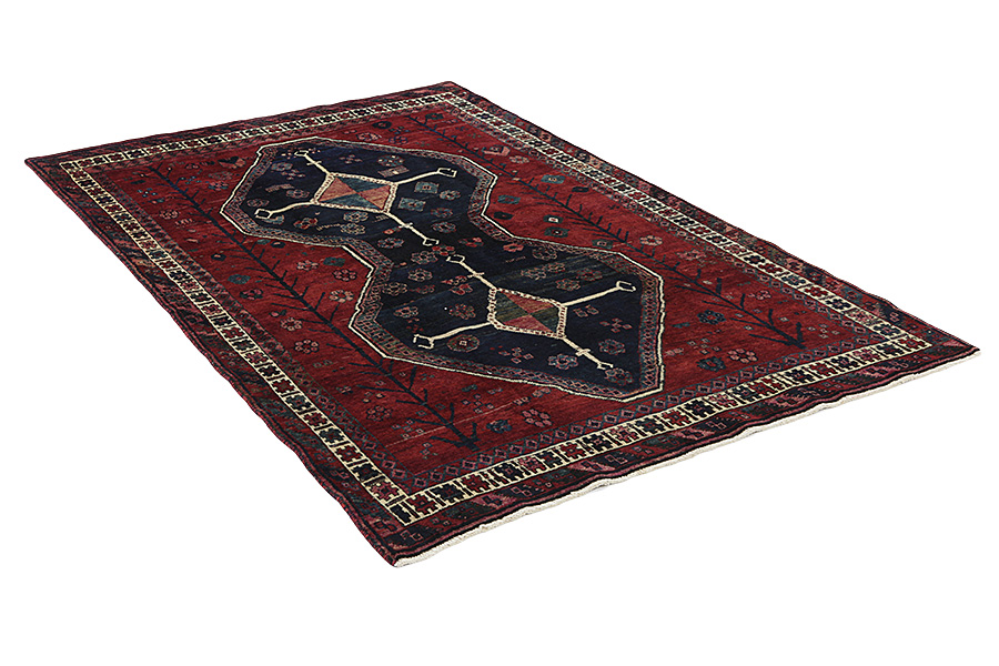 Tuiserkan - Hamadan Perzisch Tapijt 228x150 - Afbeelding 1