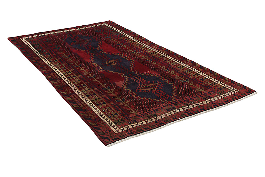 Afshar - Sirjan Perzisch Tapijt 252x148 - Afbeelding 1