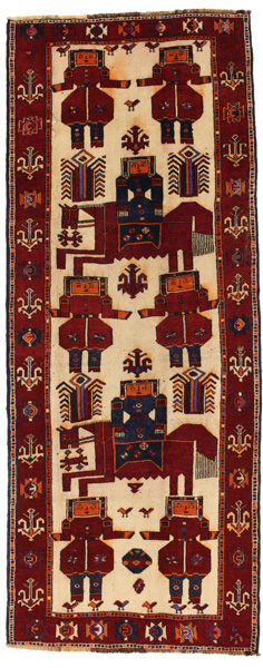 Bakhtiari - Qashqai Perzisch Tapijt 380x149