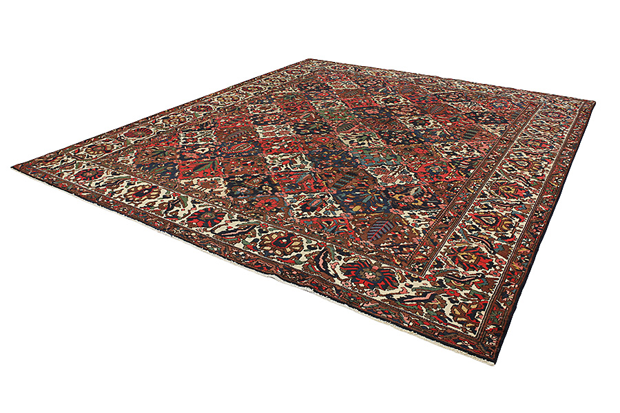 Bakhtiari - old Perzisch Tapijt 397x345 - Afbeelding 2