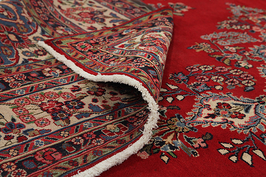 Sarouk - Farahan Perzisch Tapijt 383x295 - Afbeelding 4