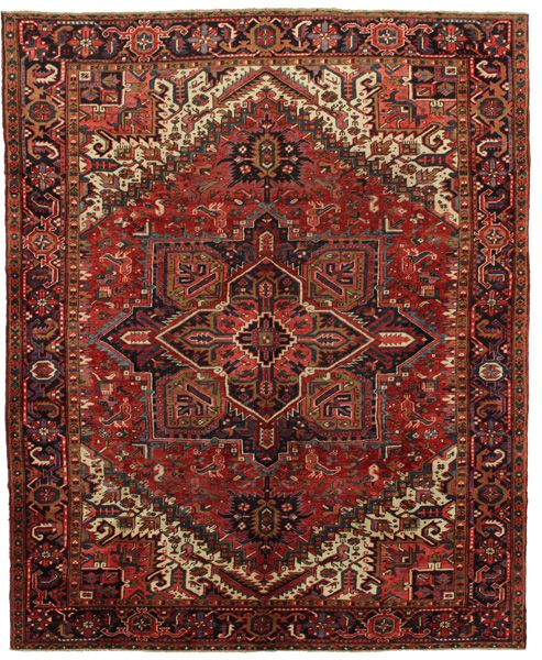 Heriz - Antique Perzisch Tapijt 344x280