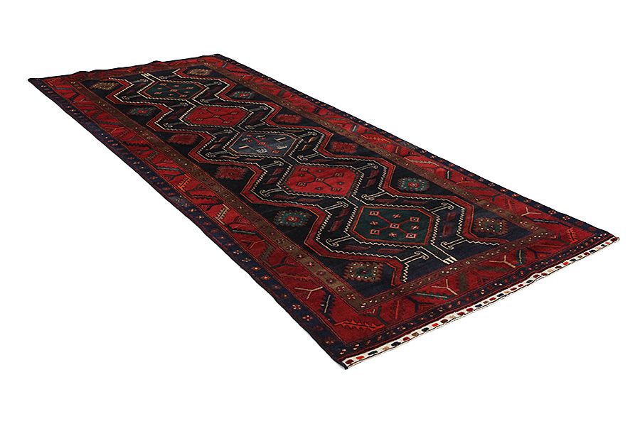 Enjilas - Hamadan Perzisch Tapijt 350x150 - Afbeelding 1