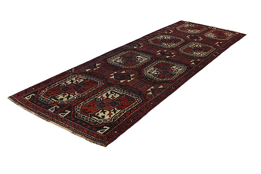 Bokhara - Turkaman Perzisch Tapijt 360x123 - Afbeelding 2