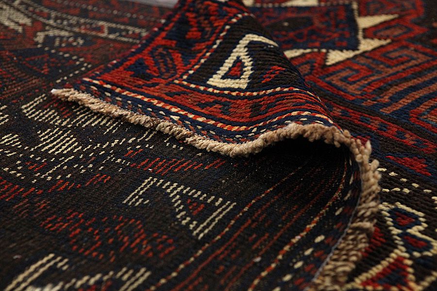 Bokhara - Turkaman Perzisch Tapijt 360x123 - Afbeelding 4