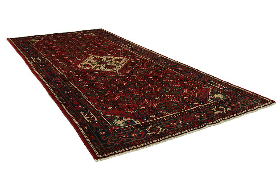 Hosseinabad - Hamadan Perzisch Tapijt 330x158 - Afbeelding 1