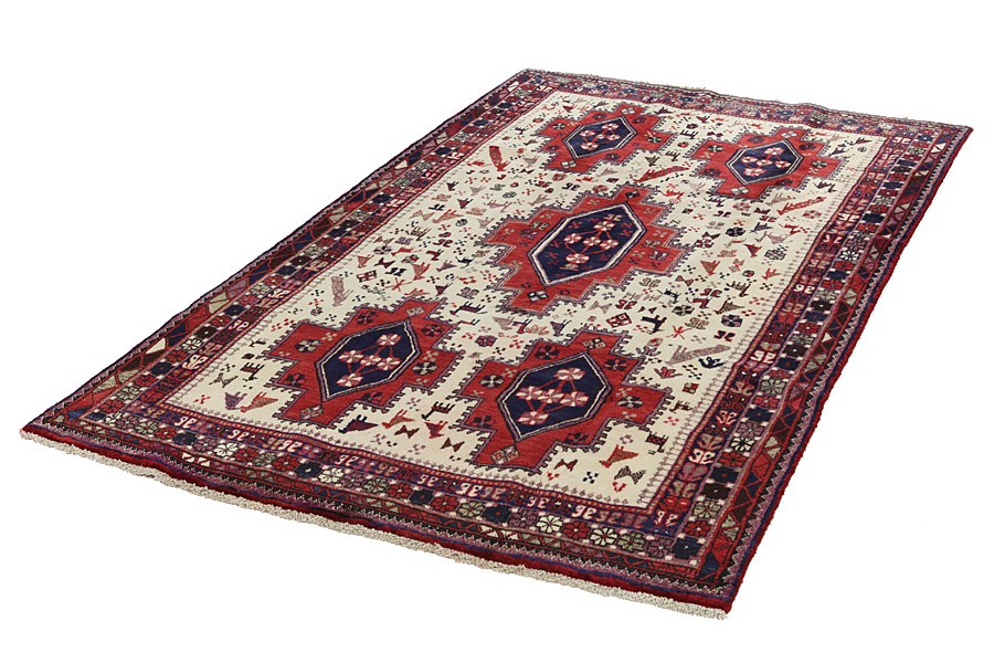 Afshar - Sirjan Perzisch Tapijt 247x148 - Afbeelding 2