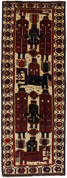 Bakhtiari - Qashqai Perzisch Tapijt 452x160