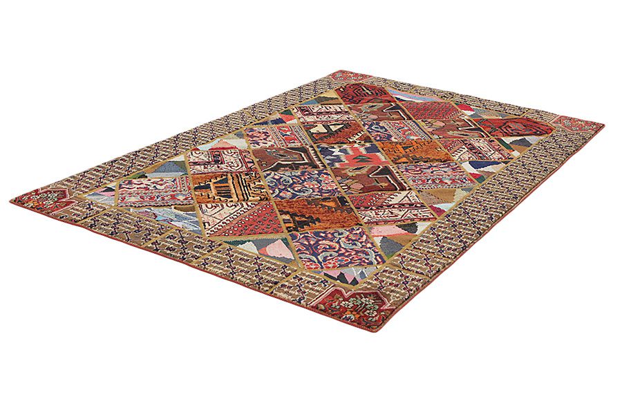 Patchwork Perzisch Tapijt 256x168 - Afbeelding 2