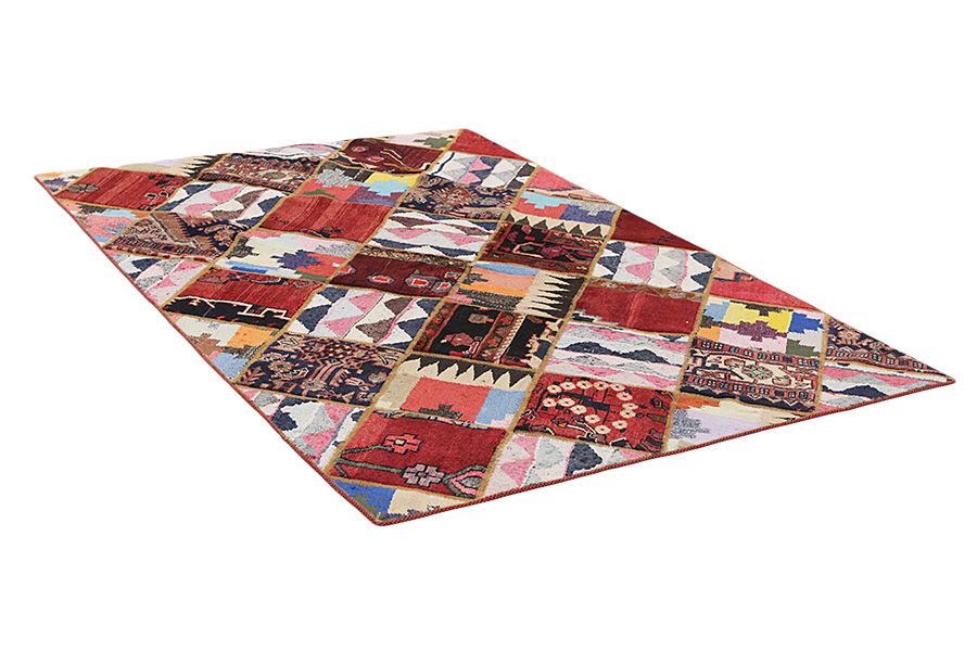 Patchwork Perzisch Tapijt 216x148 - Afbeelding 1