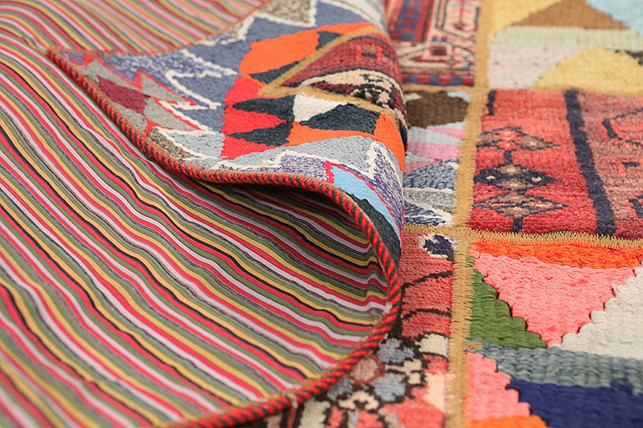 Patchwork Perzisch Tapijt 205x157 - Afbeelding 3