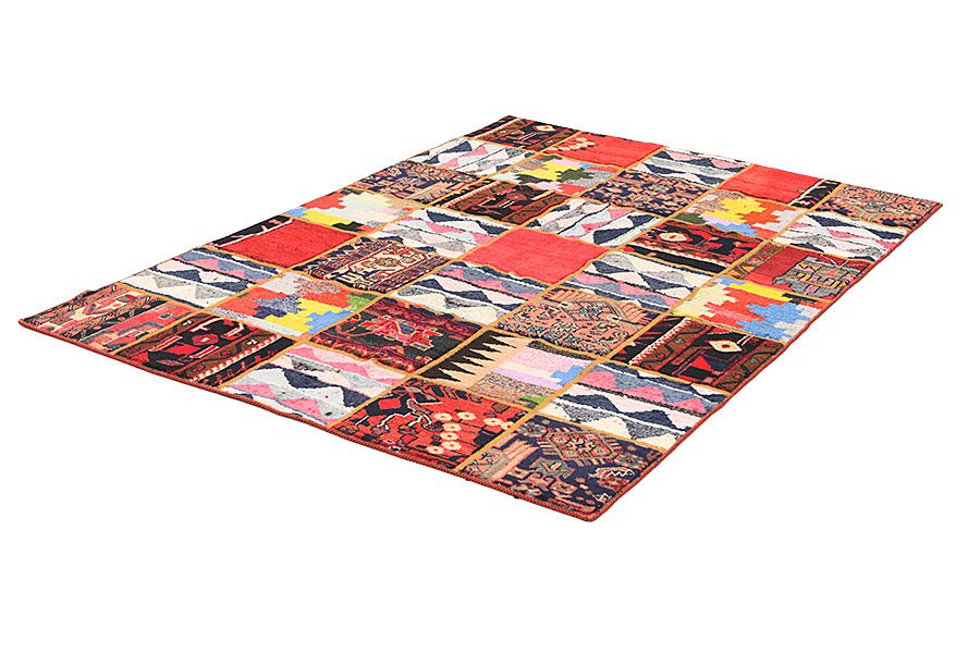 Patchwork Perzisch Tapijt 212x152 - Afbeelding 2