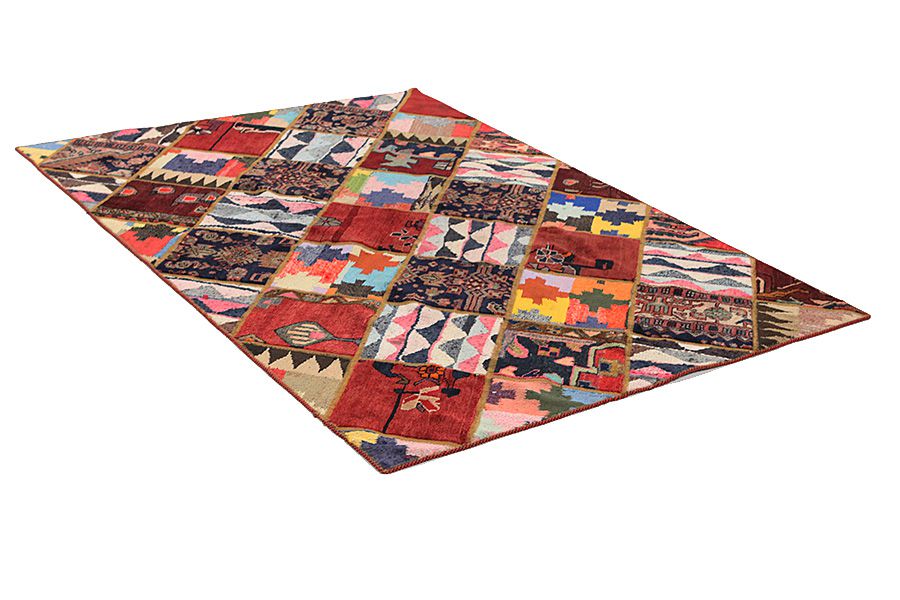 Patchwork Perzisch Tapijt 216x148 - Afbeelding 1