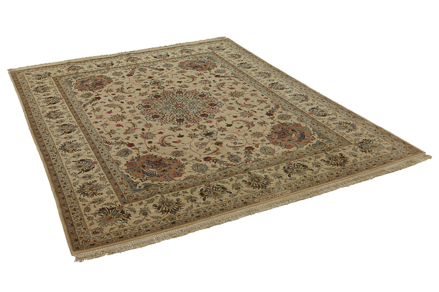 Isfahan Perzisch Tapijt 250x195 - Afbeelding 1
