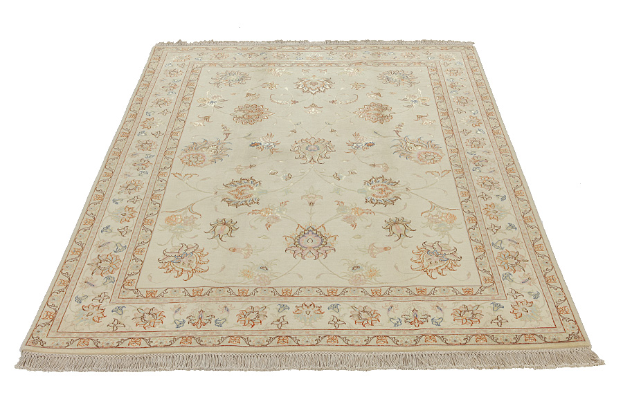 Tabriz Perzisch Tapijt 216x155 - Afbeelding 3