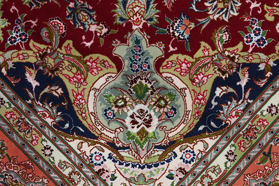 Tabriz Perzisch Tapijt 211x152 - Afbeelding 8