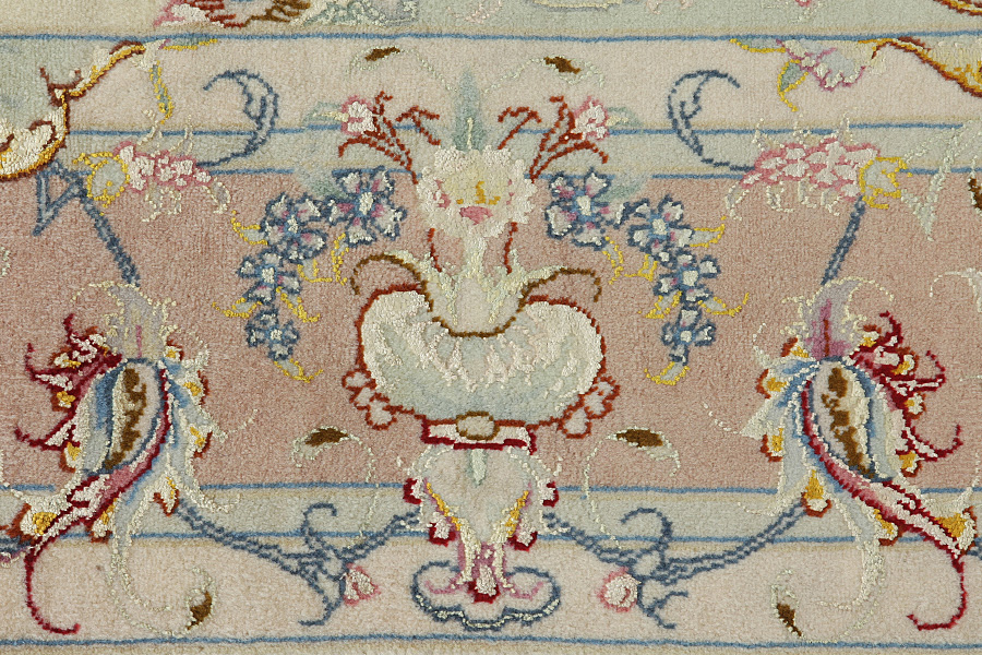 Tabriz Perzisch Tapijt 194x150 - Afbeelding 10
