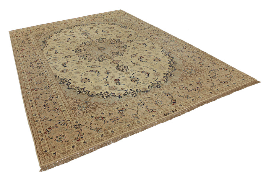 Isfahan Perzisch Tapijt 353x253 - Afbeelding 1