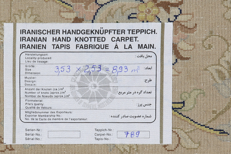 Isfahan Perzisch Tapijt 353x253 - Afbeelding 13