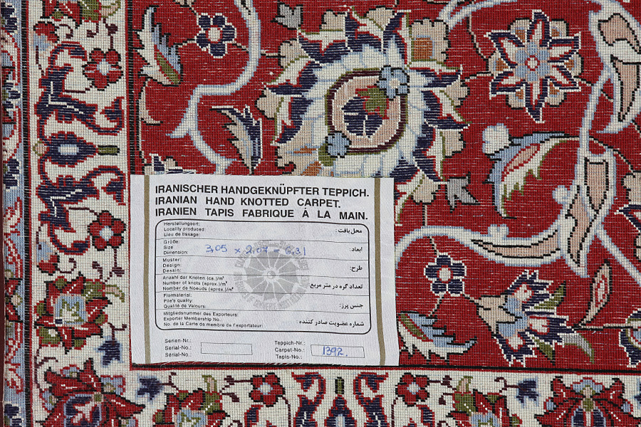 Isfahan Perzisch Tapijt 305x207 - Afbeelding 10