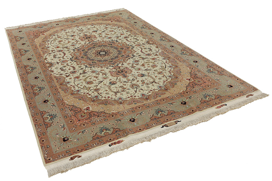 Tabriz Perzisch Tapijt 295x205 - Afbeelding 1