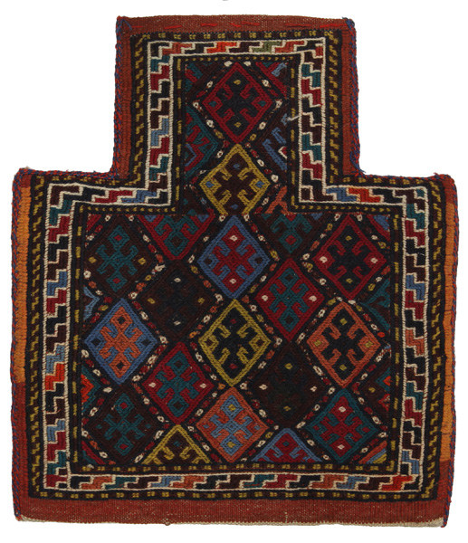 Qashqai - Zadeltas Perzisch Tapijt 44x39