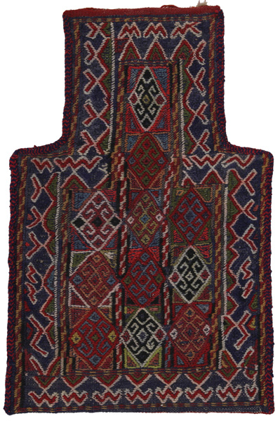Qashqai - Zadeltas Perzisch Tapijt 54x36
