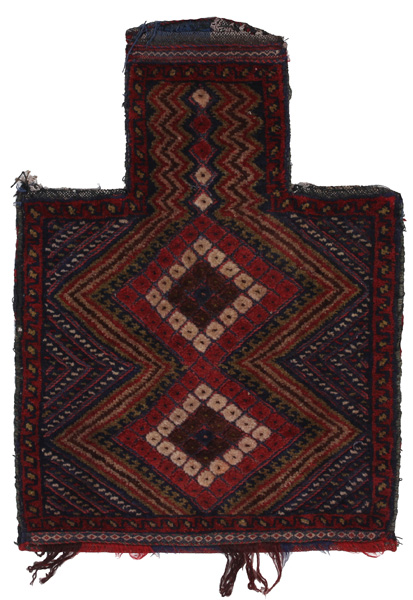 Turkaman - Zadeltas Perzisch Tapijt 55x39