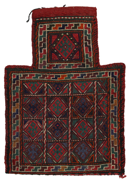 Qashqai - Zadeltas Perzisch Tapijt 50x36