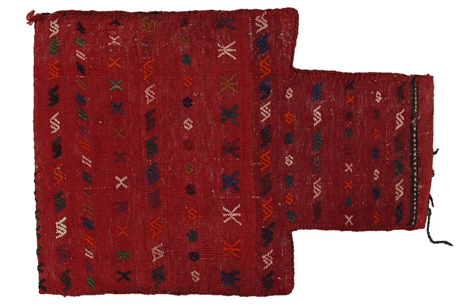 Qashqai - Zadeltas Perzisch Tapijt 50x36 - Afbeelding 1