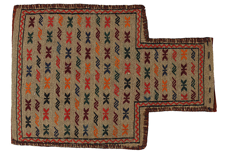 Qashqai - Zadeltas Perzisch Tapijt 51x36 - Afbeelding 1