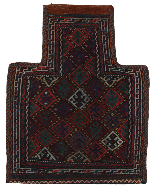 Qashqai - Zadeltas Perzisch Tapijt 49x39