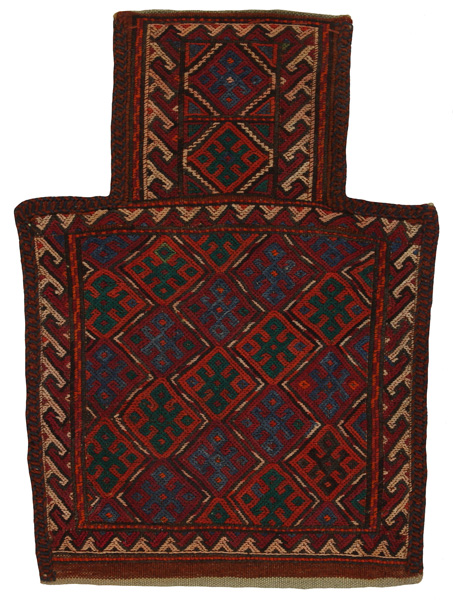 Qashqai - Zadeltas Perzisch Tapijt 47x32