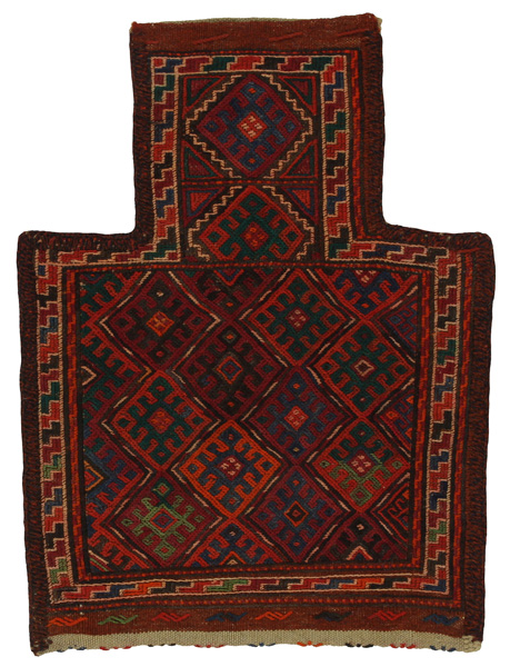 Qashqai - Zadeltas Perzisch Tapijt 46x34
