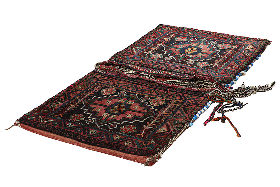 Qashqai - Zadeltas Perzisch Tapijt 144x68 - Afbeelding 2
