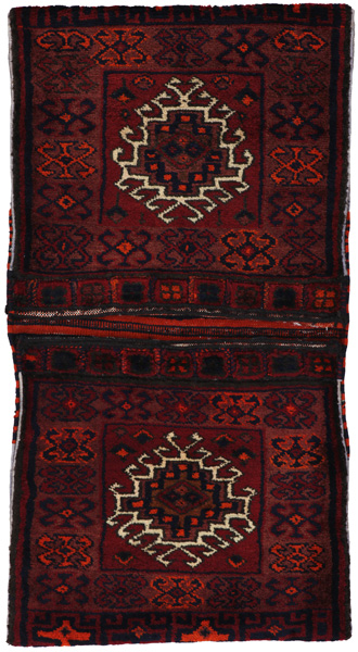 Jaf - Zadeltas Perzisch Tapijt 106x55