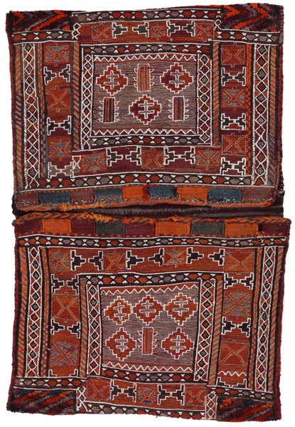 Jaf - Zadeltas Perzisch Tapijt 117x75