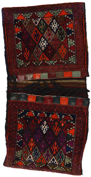 Jaf - Zadeltas Perzisch Tapijt 160x77