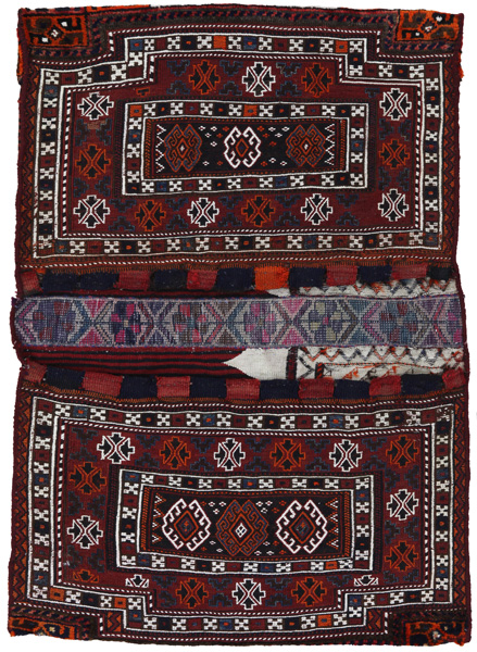Jaf - Zadeltas Perzisch Tapijt 125x86