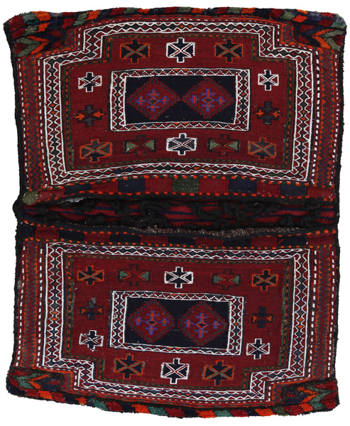 Jaf - Zadeltas Perzisch Tapijt 125x95